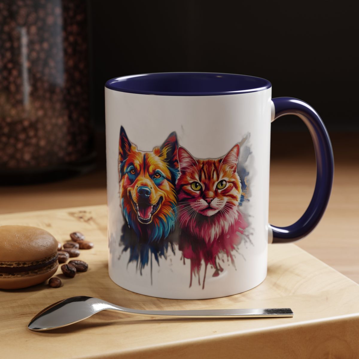 Accent Coffee Mug dog and cat friendly (11, 15oz)